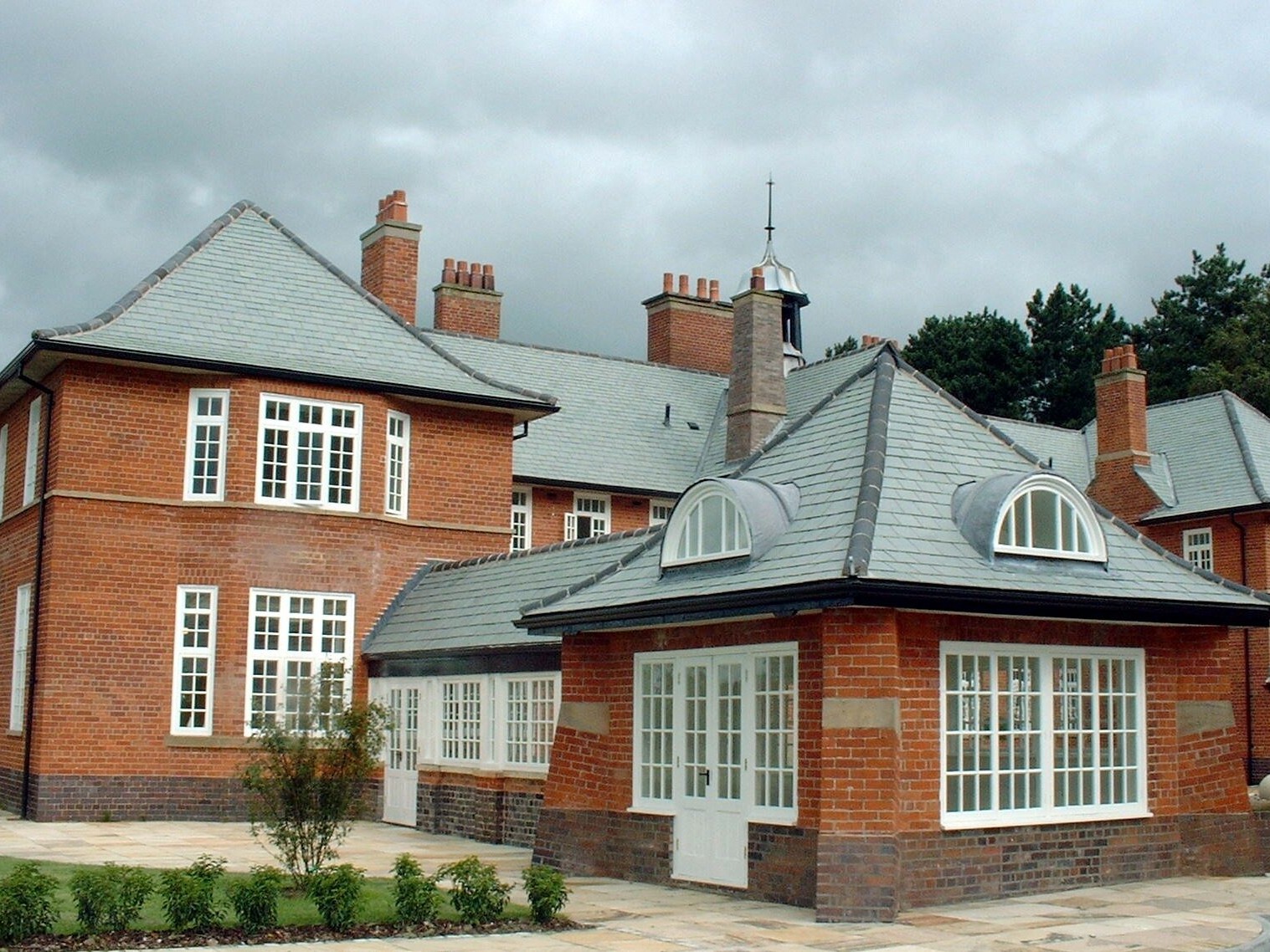 Welsh slate roof installation