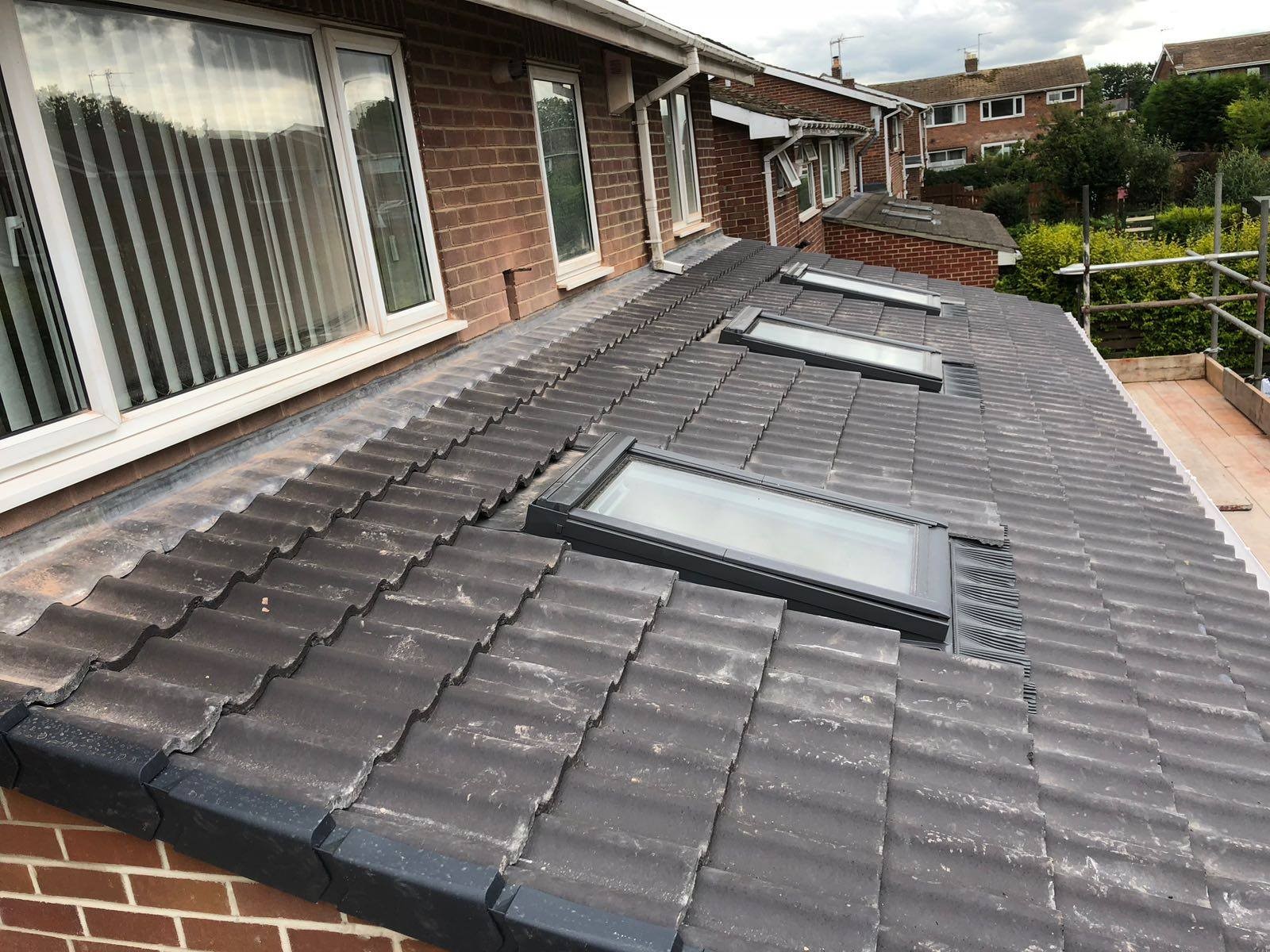 Emergency roof repair completed