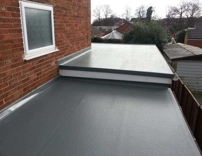 Completed roofing project